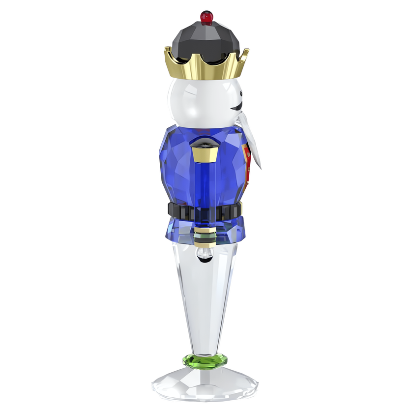 swarovski holiday cheers nutcracker  blue  large