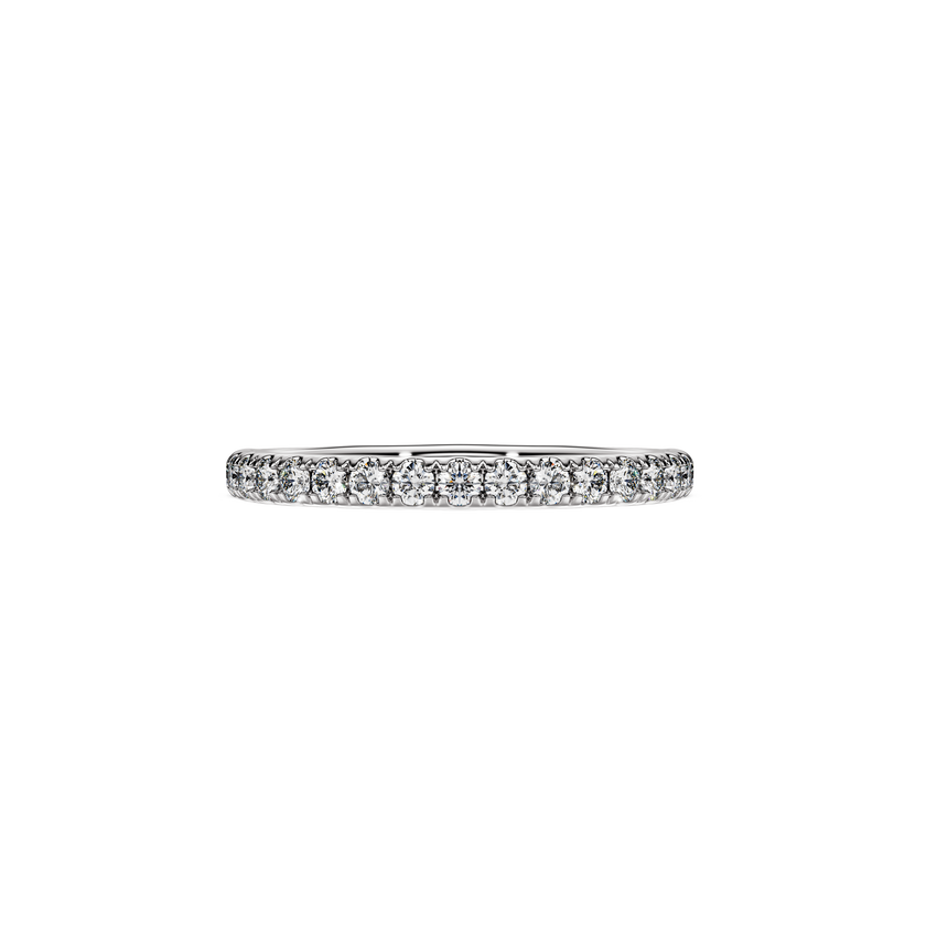 swarovski eternity band ring  lab grown diamonds 0 4 ct tw  round shape  sterling silver