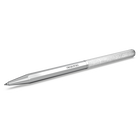 Crystalline ballpoint pen, Octagon shape, Silver tone, Chrome plated