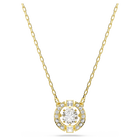 swarovski una angelic pendant  mixed cuts  white  18k gold finish