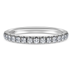 swarovski eternity band ring  laboratory grown diamonds 0 4 ct tw  18k white gold