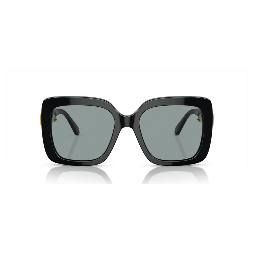 swarovski sunglasses  oversized  square shape  sk6001  black