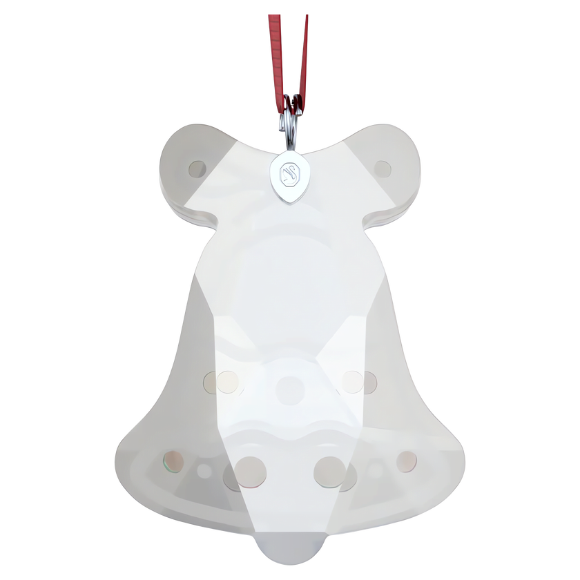 swarovski holiday cheers gingerbread bell ornament