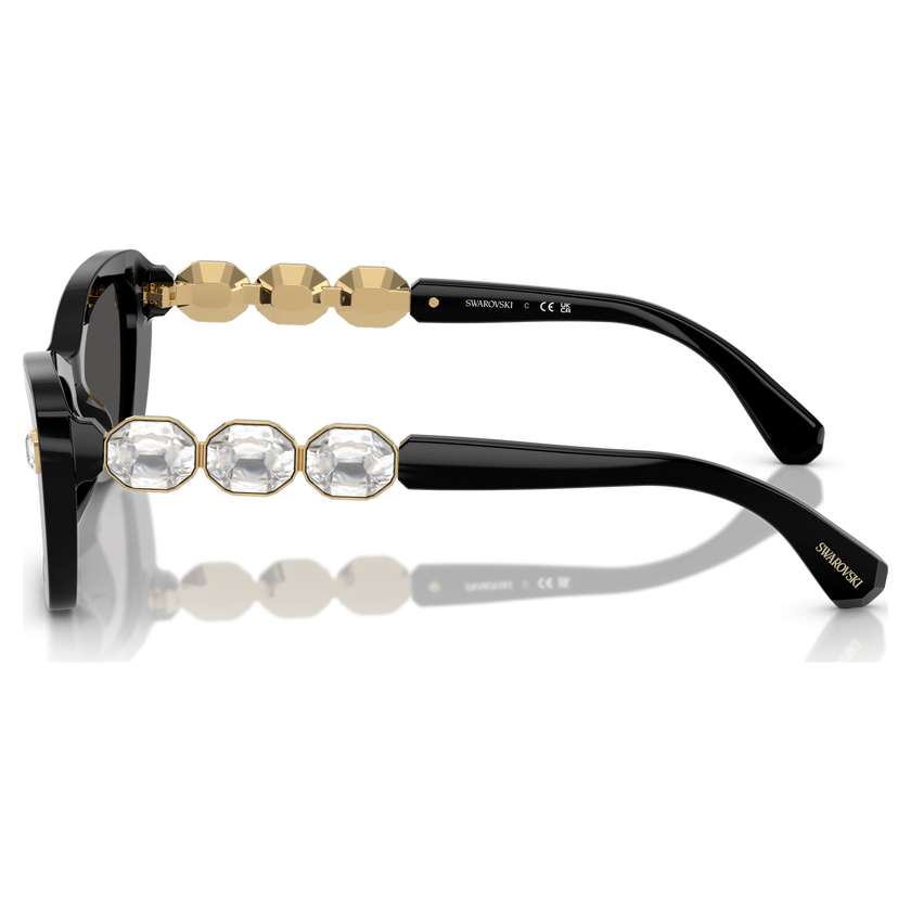 swarovski sunglasses  butterfly shape  sk6033  black