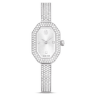 Dextera Bangle watch, Swiss Made, Metal bracelet, Silver tone, Stainless steel
