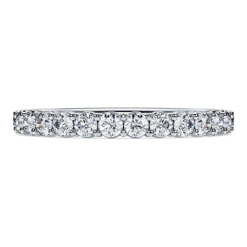 swarovski eternity band ring  laboratory grown diamonds 0 5 ct tw  18k white gold