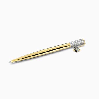 Lucent Celebration 2022 ballpoint pen, Star, White, Gold-tone plated