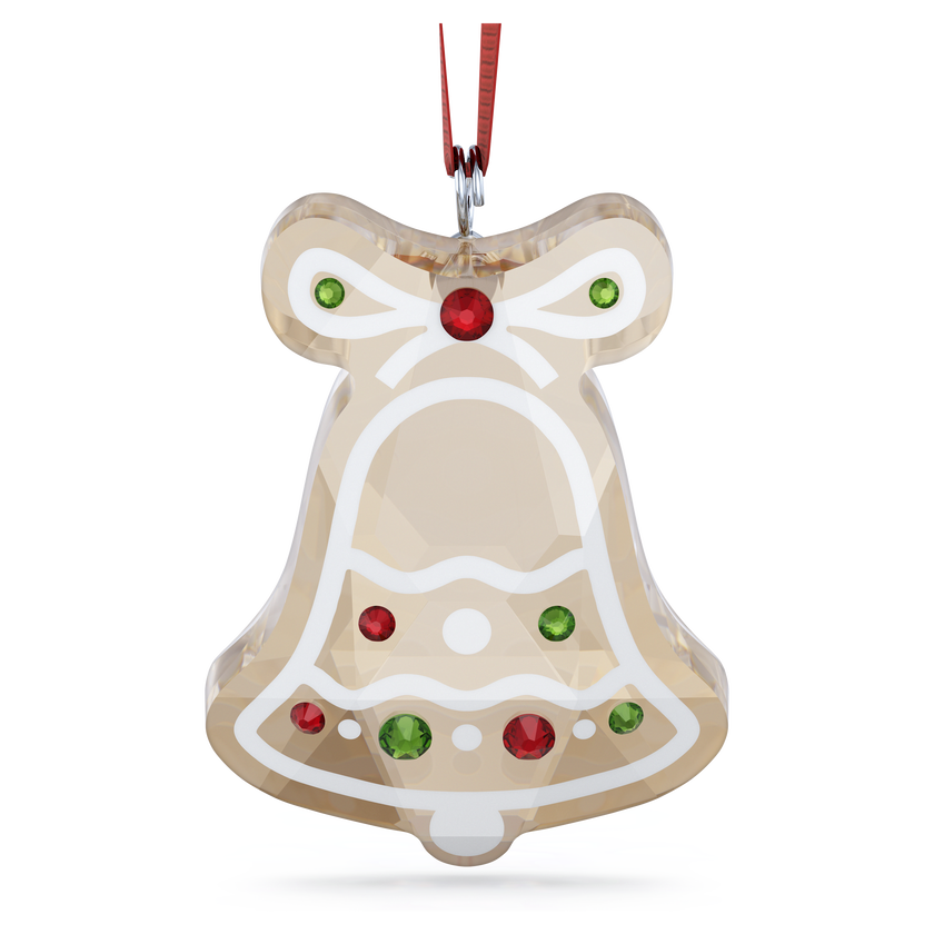 swarovski holiday cheers gingerbread bell ornament