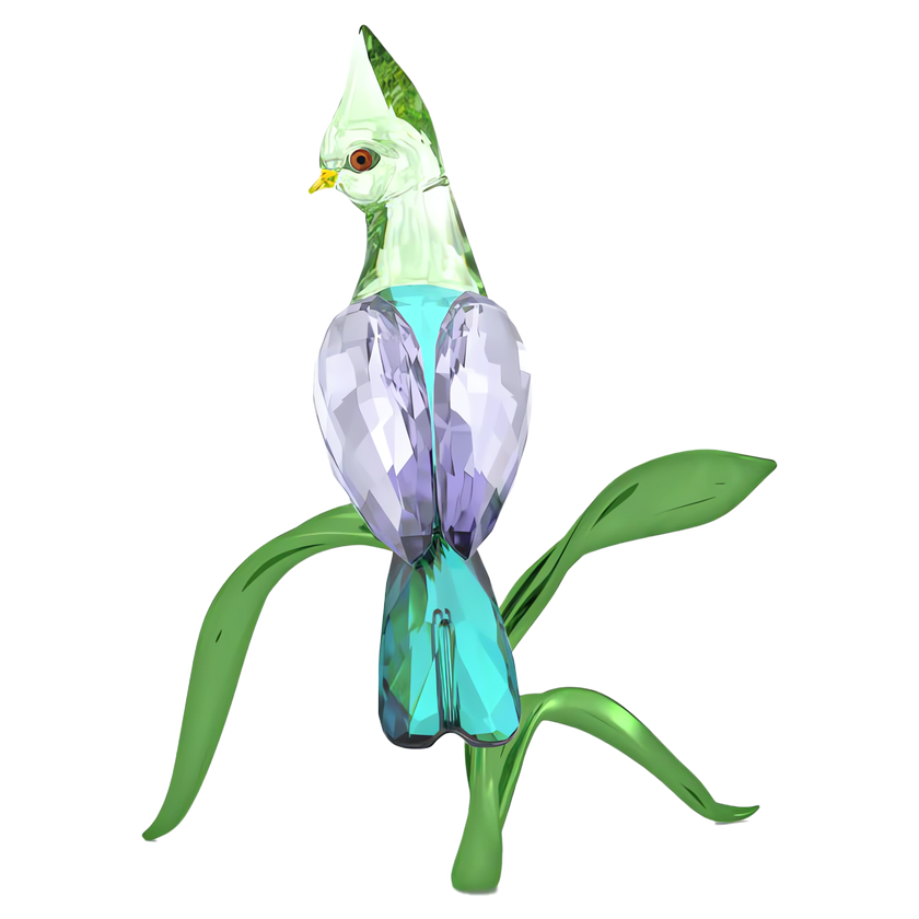 swarovski idyllia green turaco