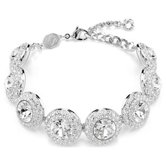 swarovski una angelic bracelet  white  rhodium plated