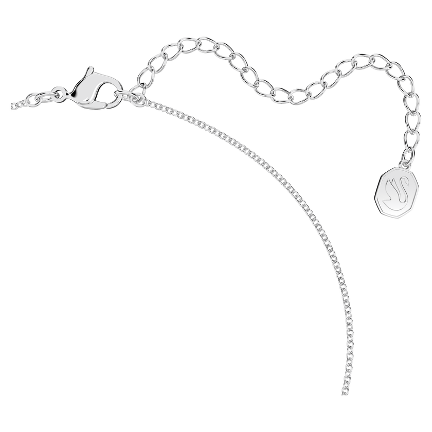 swarovski lilia necklace  butterfly  blue  rhodium plated