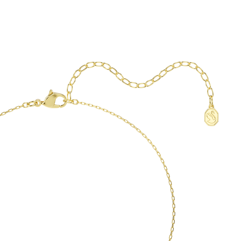 swarovski una angelic pendant  mixed cuts  white  18k gold finish