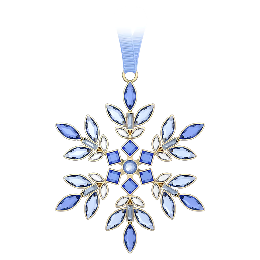 swarovski gema holiday ornament  blue