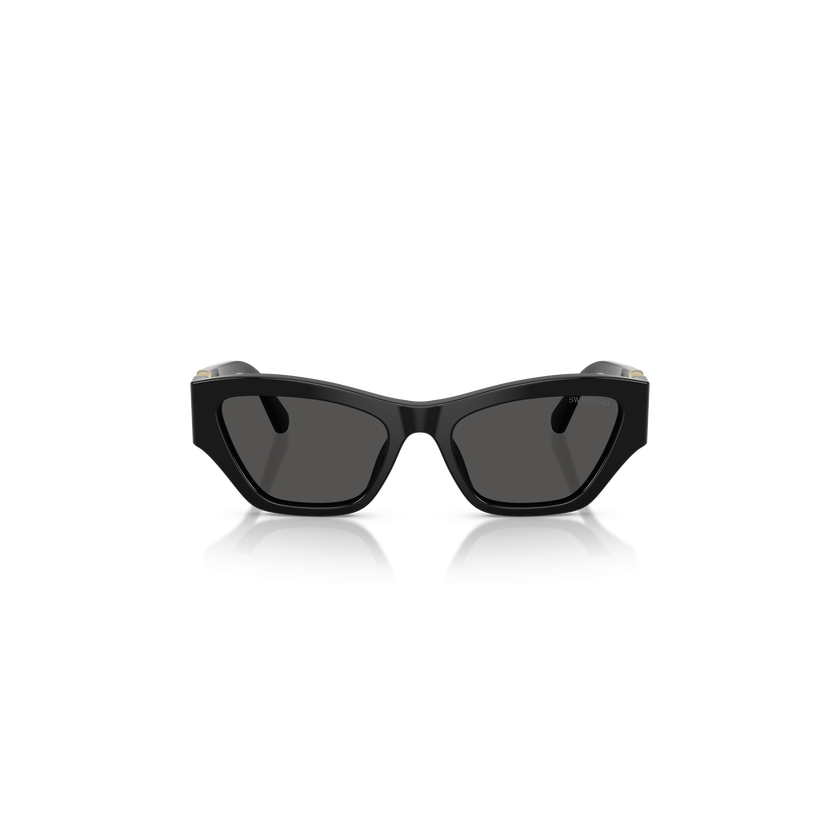 swarovski sunglasses  cat eye shape  sk6076  black