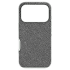 swarovski high smartphone case  iphone  17 pro  silver tone