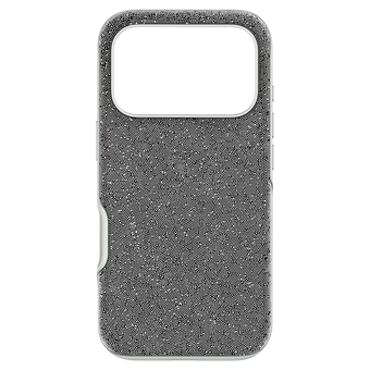 swarovski high smartphone case  iphone  17 pro  silver tone