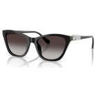 swarovski sunglasses  cat eye shape  sk6068  black