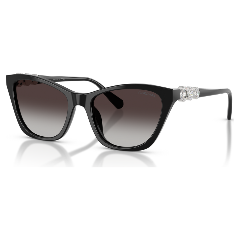 swarovski sunglasses  cat eye shape  sk6068  black
