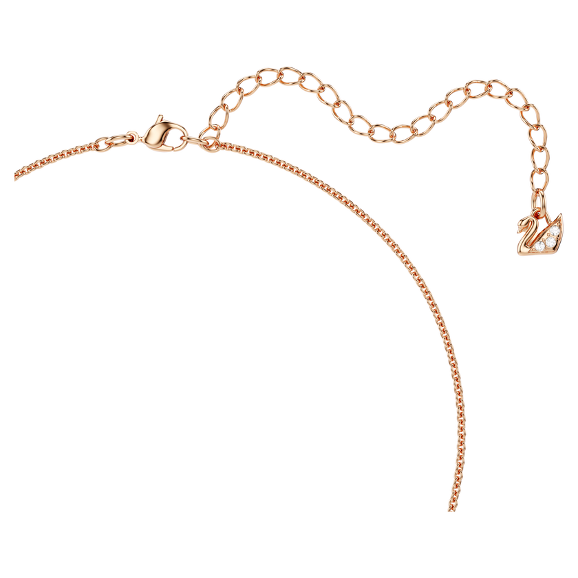swarovski teddy pendant  bear  pink  18k rose gold finish