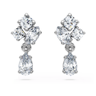 swarovski galaxy drop earrings  laboratory grown diamonds 0 75 ct tw  18k white gold