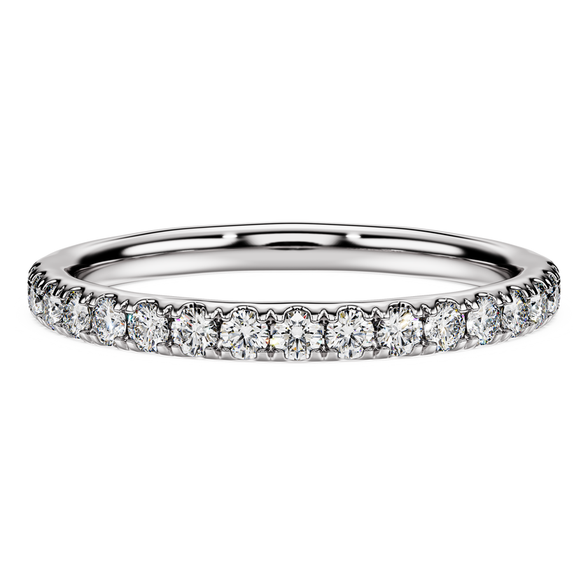 swarovski eternity band ring  lab grown diamonds 0 4 ct tw  round shape  sterling silver