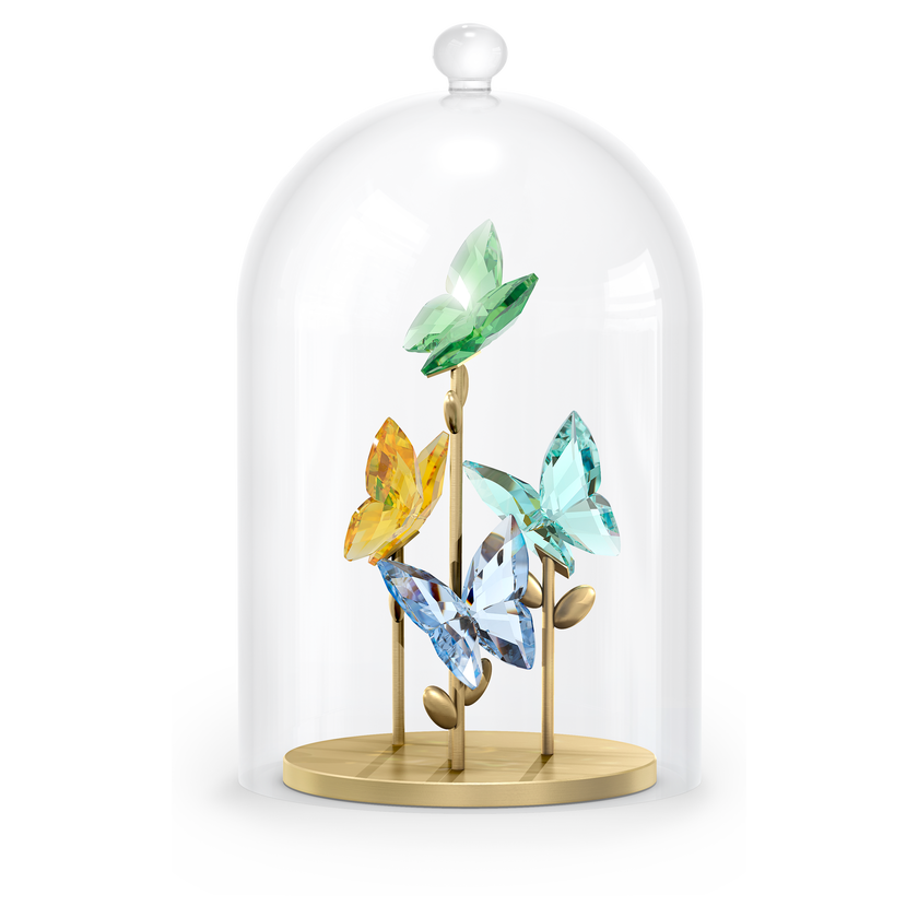 swarovski jungle beats butterfly bell jar