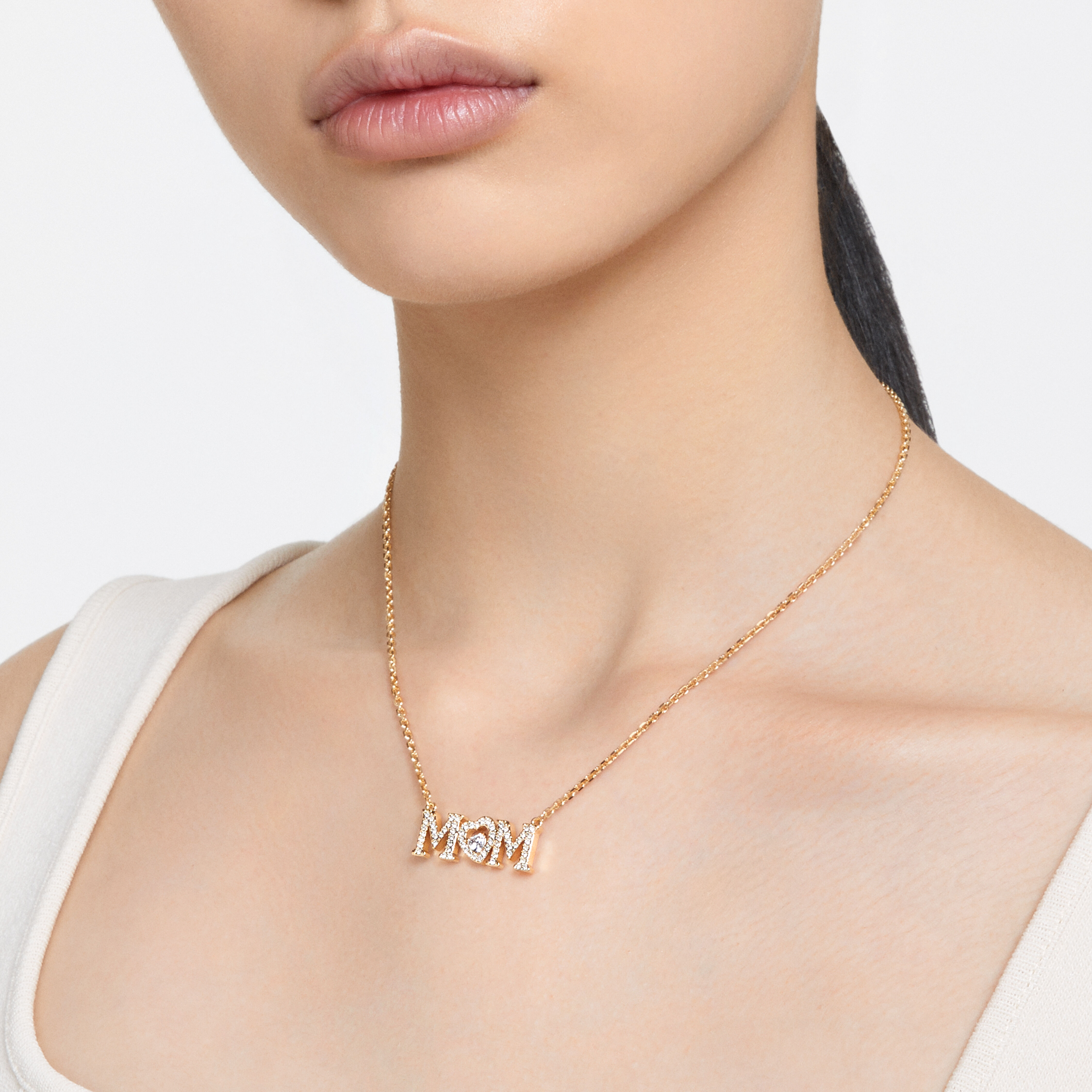 White gold mothers necklace cheap