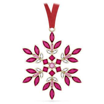 swarovski gema holiday ornament  red