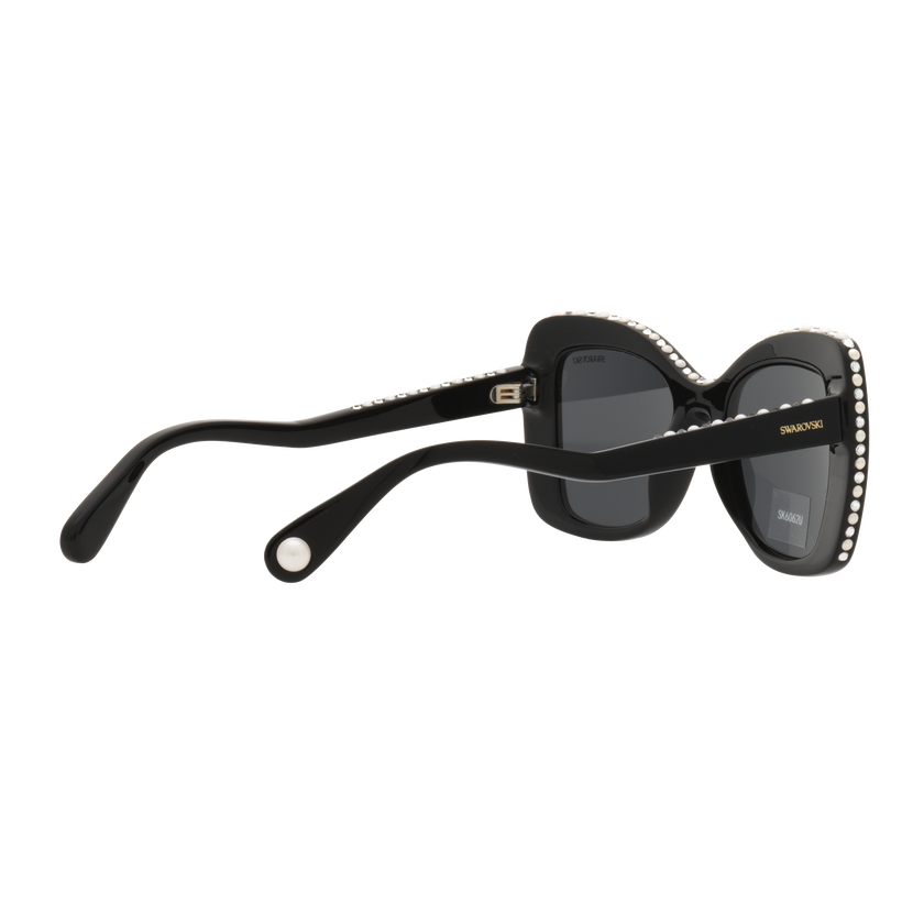 swarovski sunglasses  butterfly shape  sk6062u  black