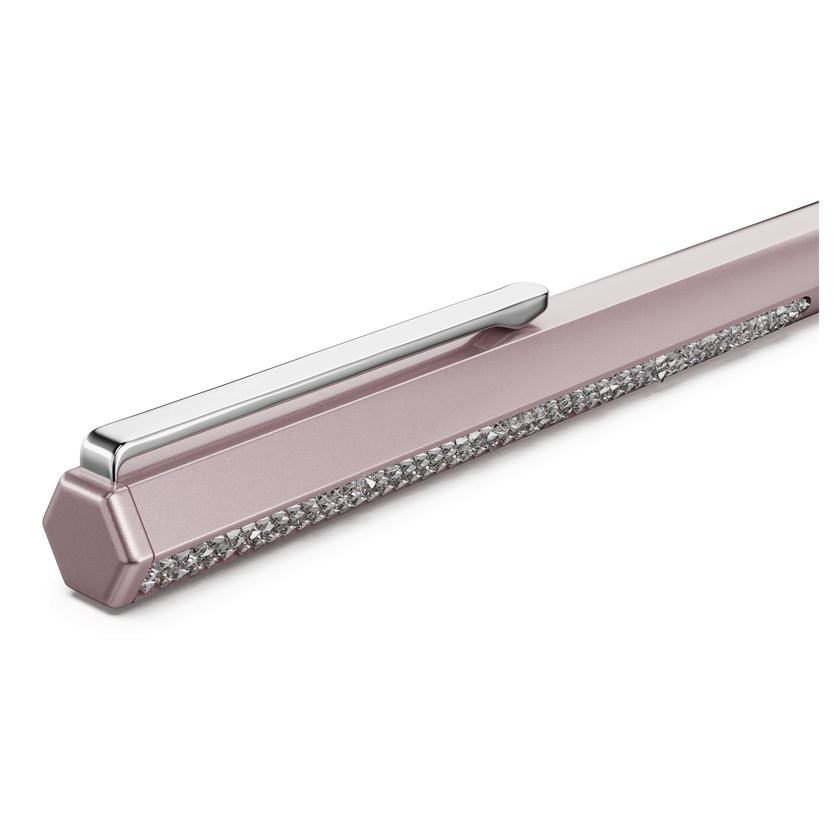 swarovski crystal shimmer ballpoint pen  pink lacquered  rose gold tone finish