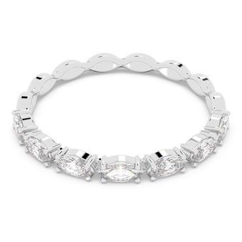 swarovski matrix vittore ring  marquise cut  white  rhodium plated