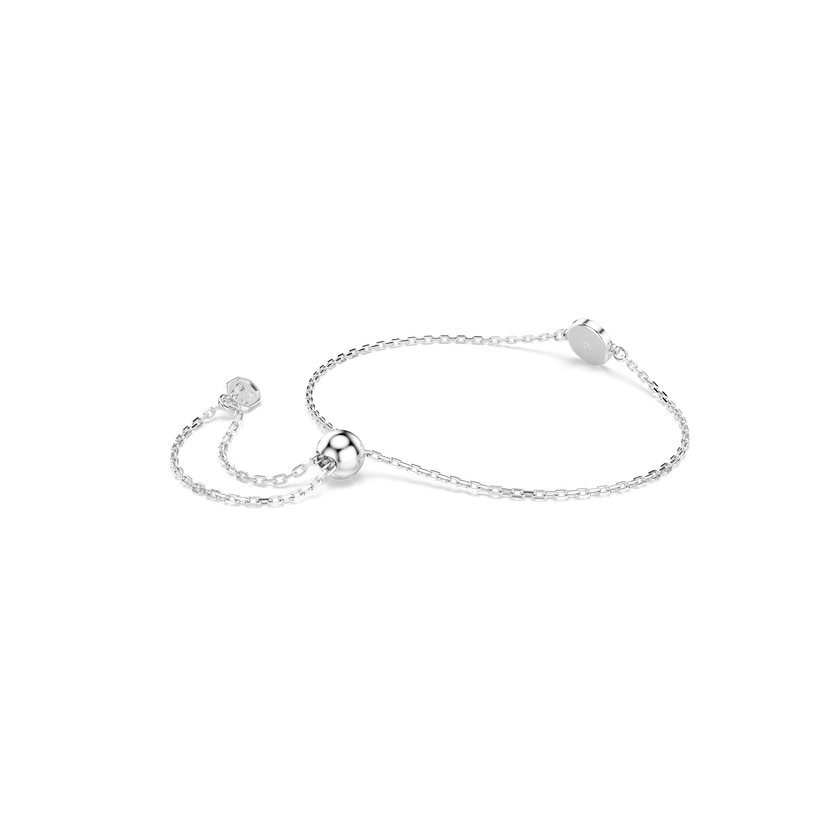 swarovski luckily bracelet  pav   eye  blue  rhodium plated