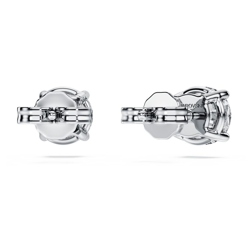 swarovski eternity stud earrings  laboratory grown diamonds 2 ct tw  18k white gold