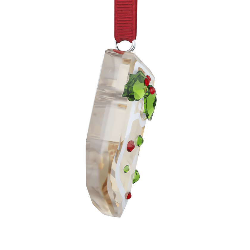 swarovski holiday cheers gingerbread stocking ornament