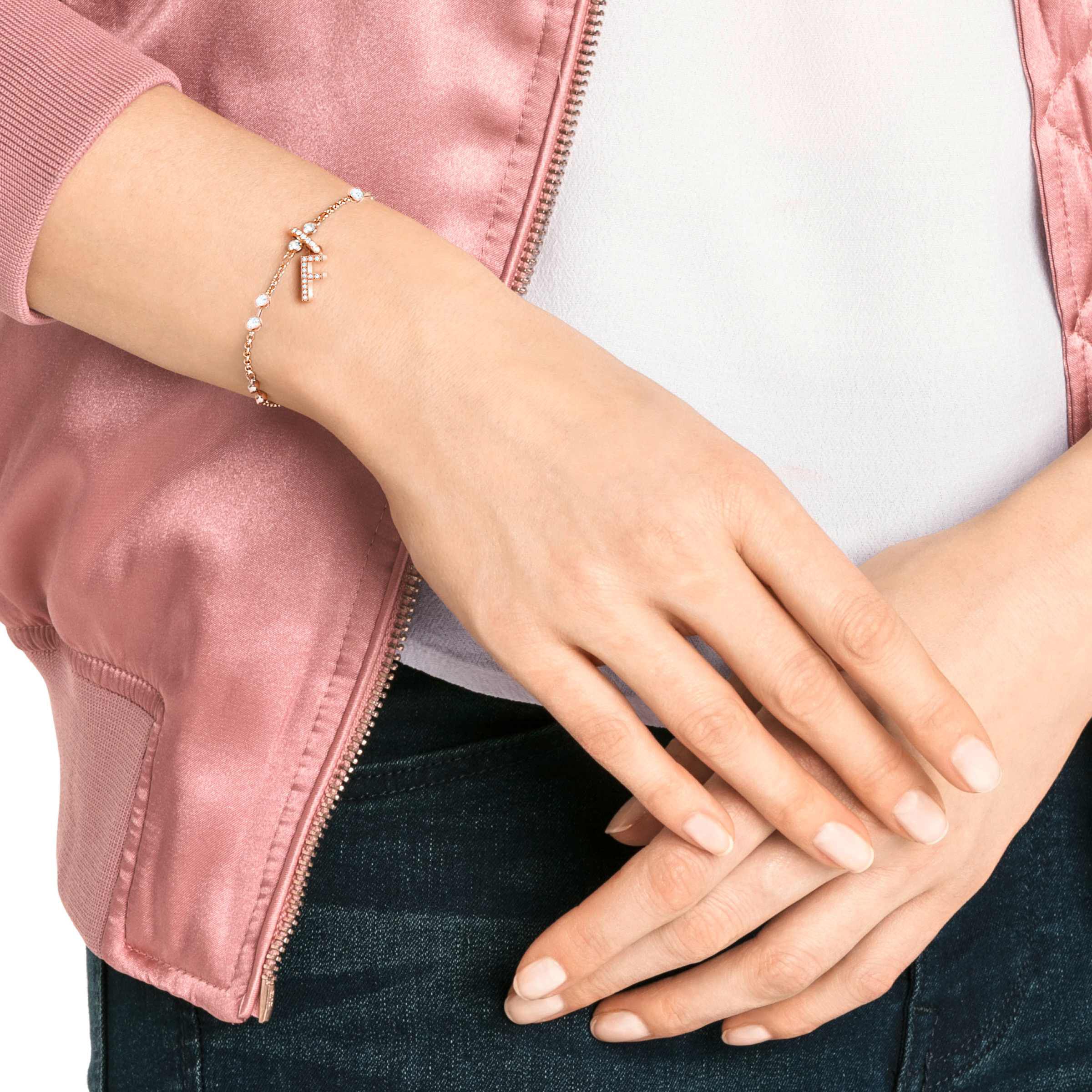 Buy Swarovski Swarovski Remix Collection Charm F White Rose Gold