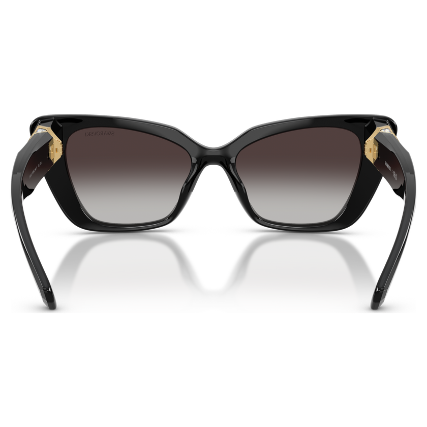 swarovski sunglasses  cat eye shape  sk6047  black