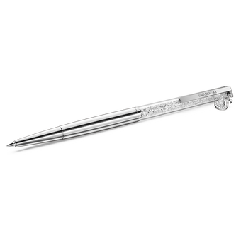swarovski crystalline ballpoint pen  swan  chrome plated