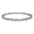 swarovski galaxy tennis bracelet  laboratory grown diamonds 4 9 ct tw  18k white gold