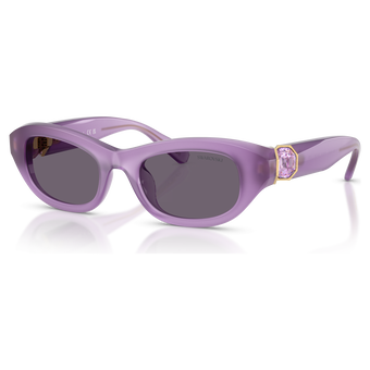 swarovski sunglasses  pillow shape  purple