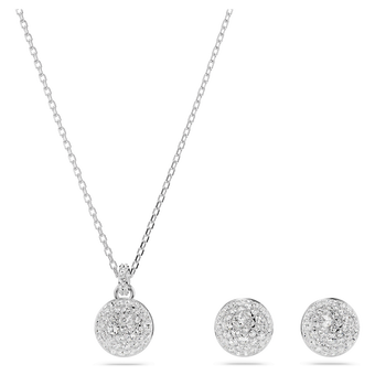 swarovski sublima set  white  rhodium plated