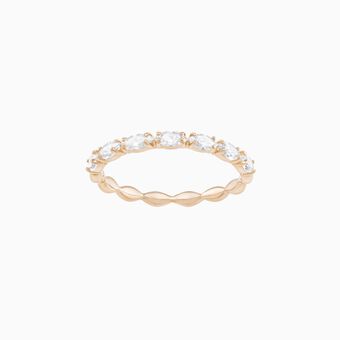 Vittore Marquise Ring, White, Rose Gold Plated