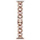 swarovski sparkling chain strap  for apple watch  40 mm   41mm  rose gold tone  rose gold tone finish