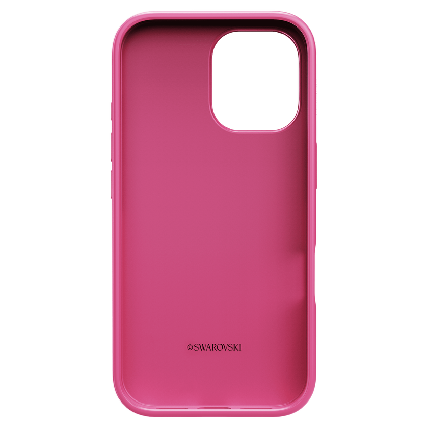 swarovski high smartphone case  color gradient  iphone  16  pink