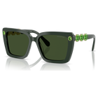 swarovski sunglasses  square shape  sk6032  green