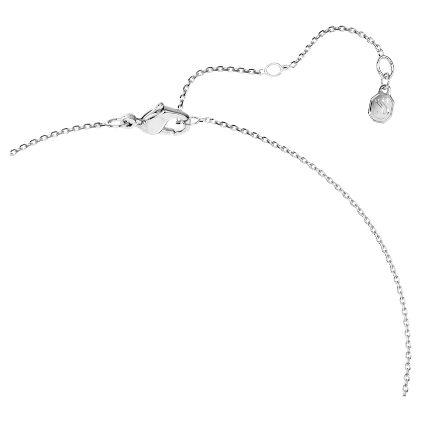 swarovski eternity pendant  lab grown diamonds 0 5 ct tw  round shape  sterling silver
