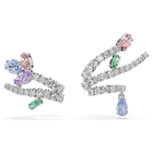 ariana grande x swarovski ear cuffs  mixed cuts  multicolored  rhodium plated