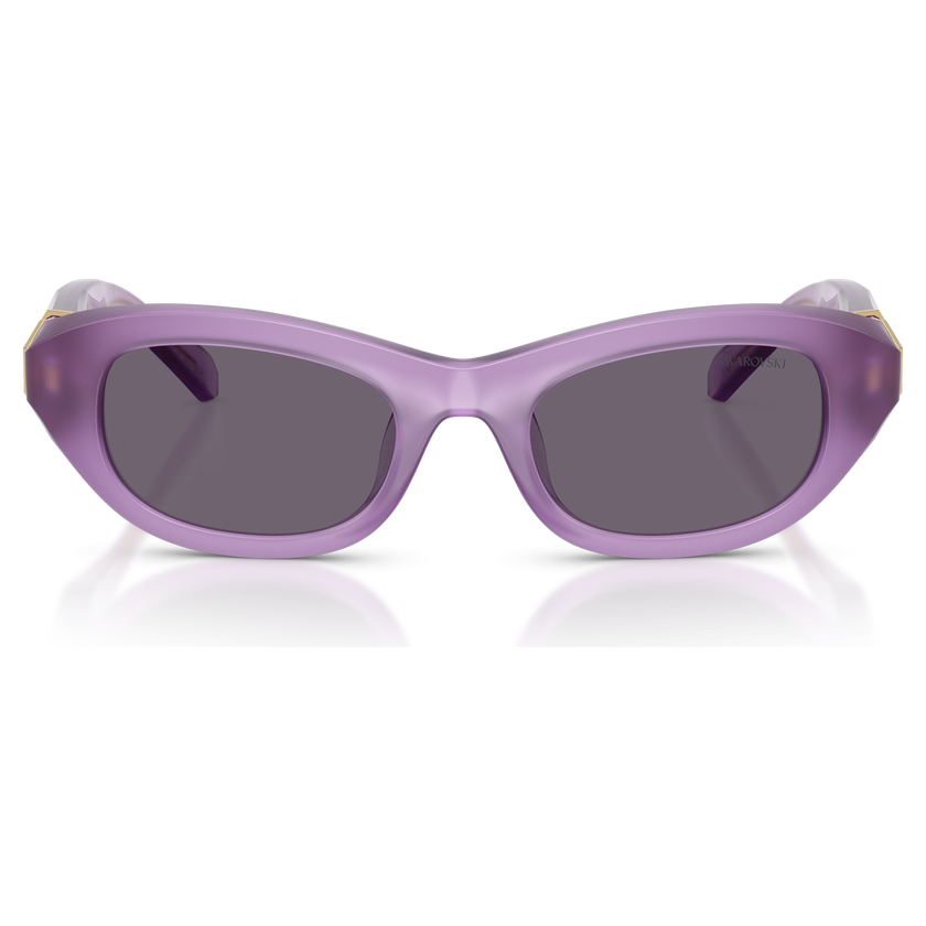 swarovski sunglasses  pillow shape  purple