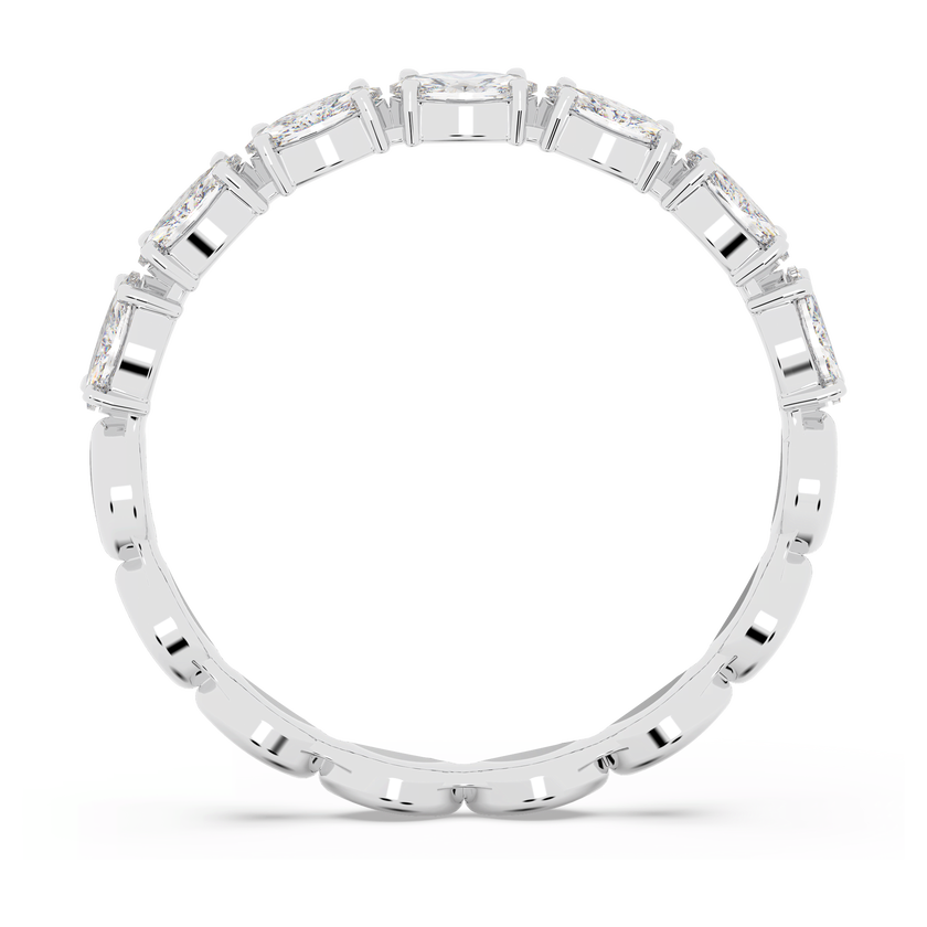 swarovski matrix vittore ring  marquise cut  white  rhodium plated