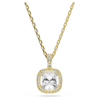 swarovski una angelic pendant  cushion cut  white  18k gold finish