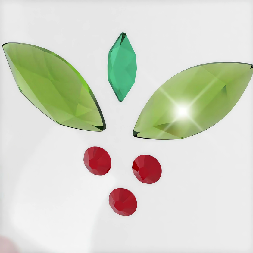 swarovski holiday cheers  mistletoe ball ornament